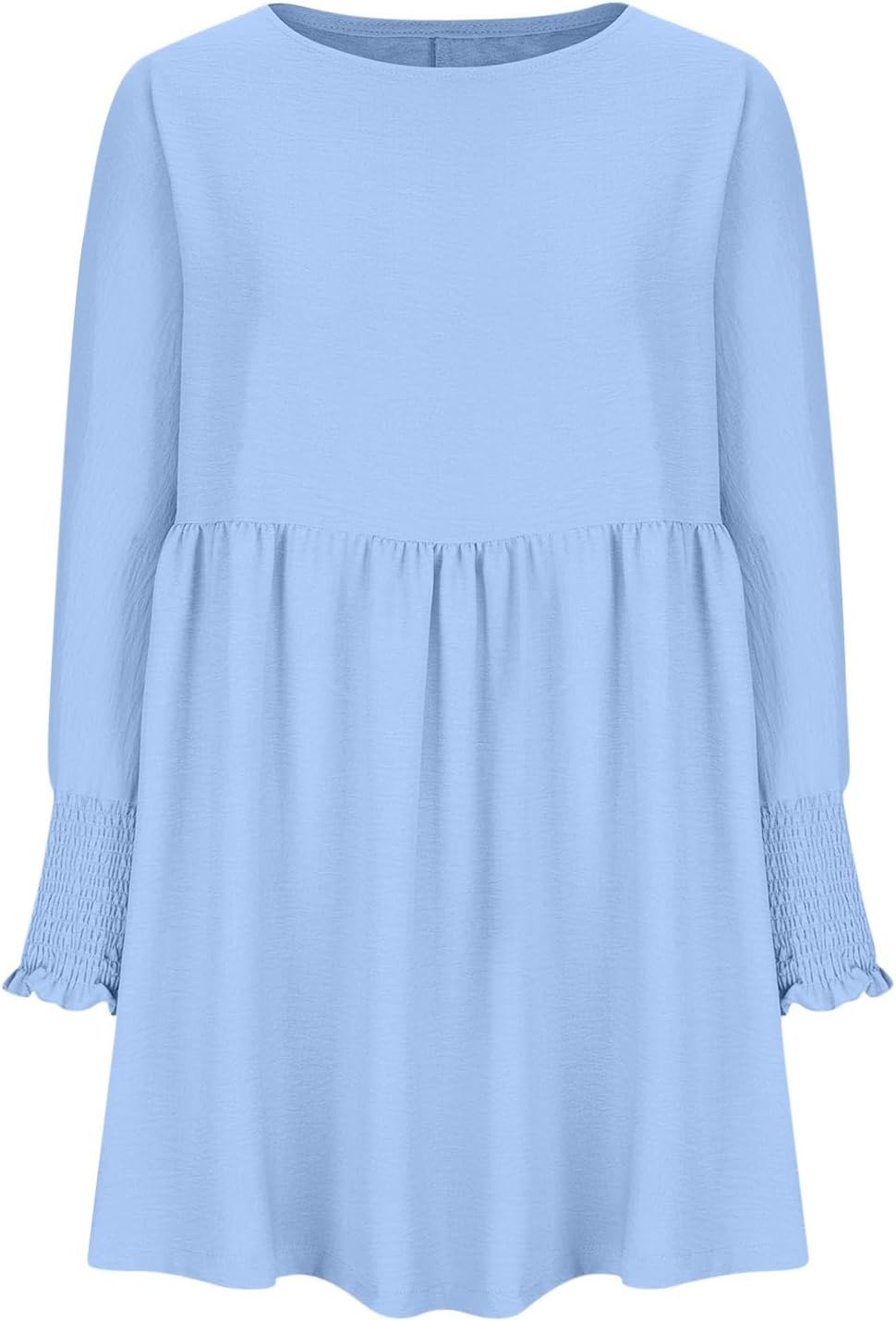 Women's Ruched Summer Day Midi Dress — front view