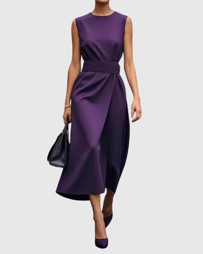 Women's Sleeveless Special Occasion Midi Dress — product view
