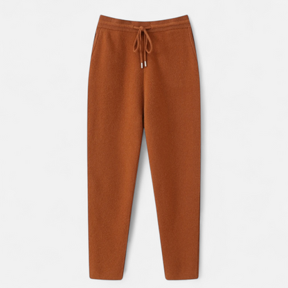 Drawstring Merino Wool Knit Trousers for Men