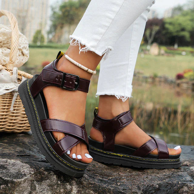 Women's Adjustable Flat Sandals — product view