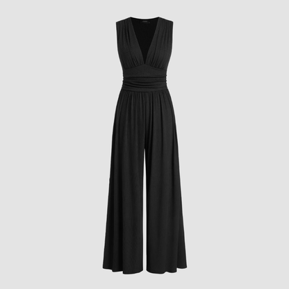 Women's Wide-Leg Casual Day Wear Jumpsuit — product view