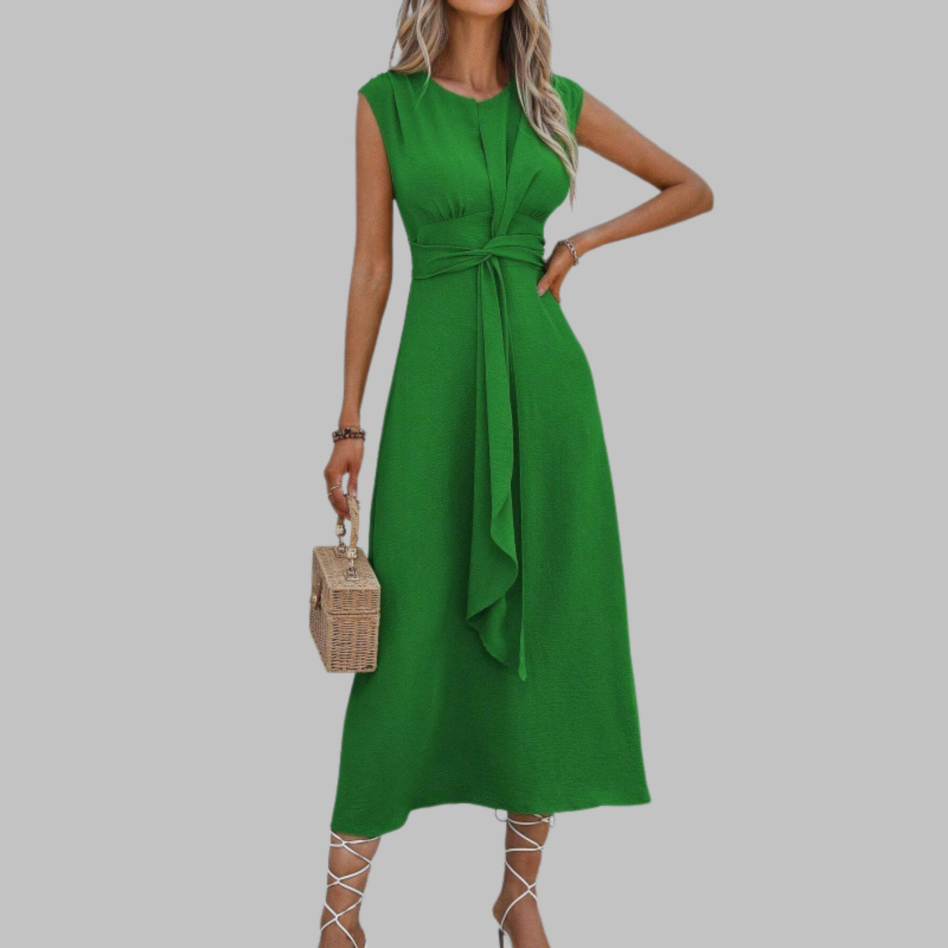 Women's Sleeveless Evening Maxi Dress — product view