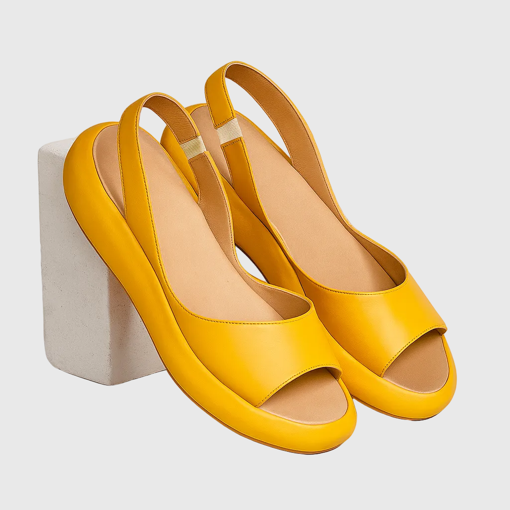 Women's Open Toe Slip-On Flat Sandals — product view
