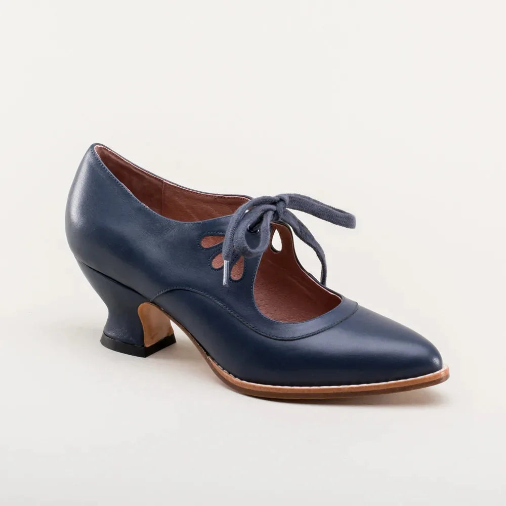 Lace-Up Heeled Shoes for Women — front view