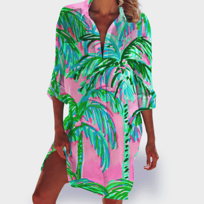 Women's Flowy Casual Summer Maxi Dress — detail view