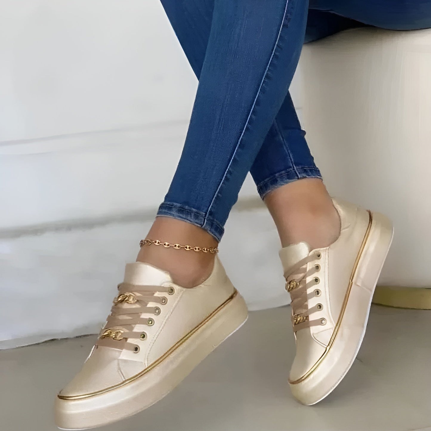 Women's Orthopedic Everyday Sneakers — close-up