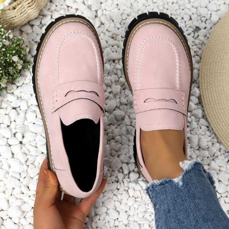 Women's Chunky Platform Loafers — product view