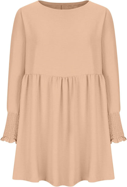Women's Ruched Summer Day Midi Dress — detail view