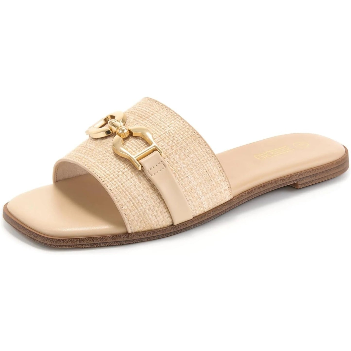 Woven Flat Buckle Sandals for Women
