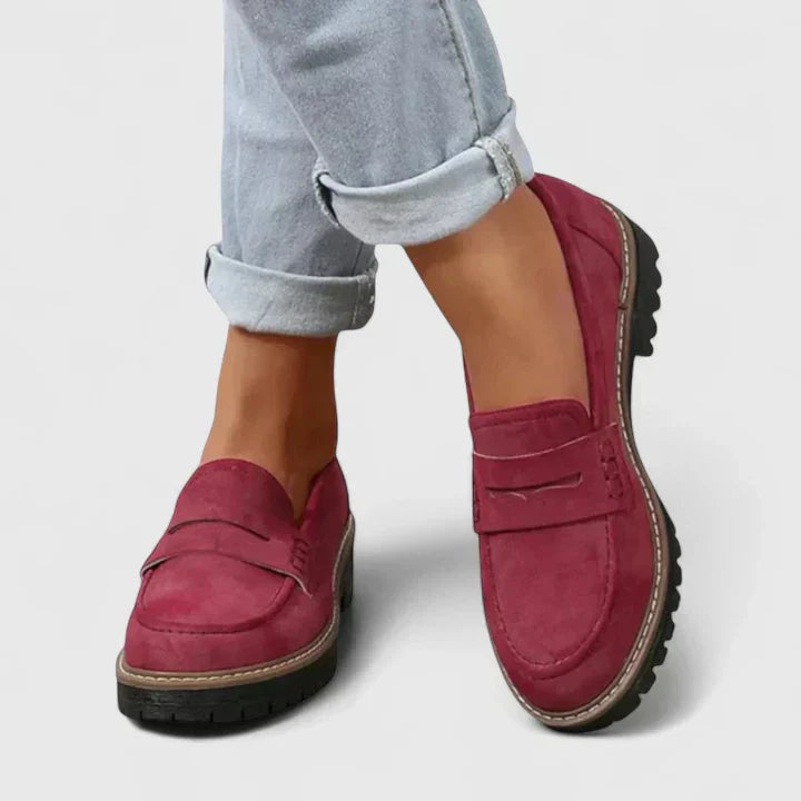 Women's Orthopedic Slip-On Loafers — front view