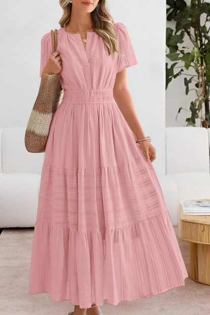 Women's Boho Summer Midi Dress — front view