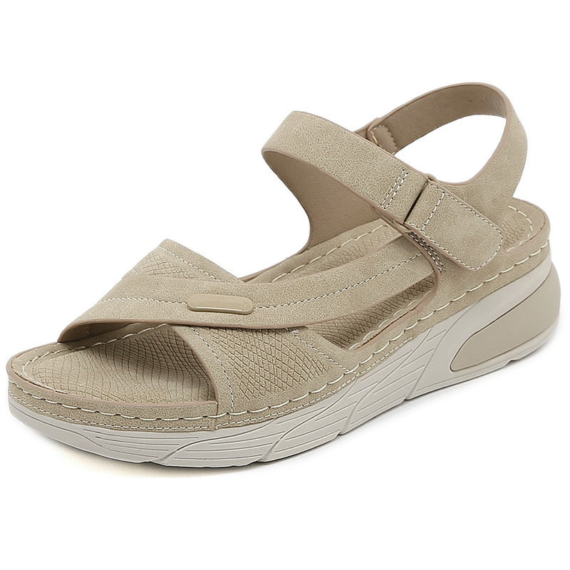 Women's Orthopedic Adjustable Sandals — close-up