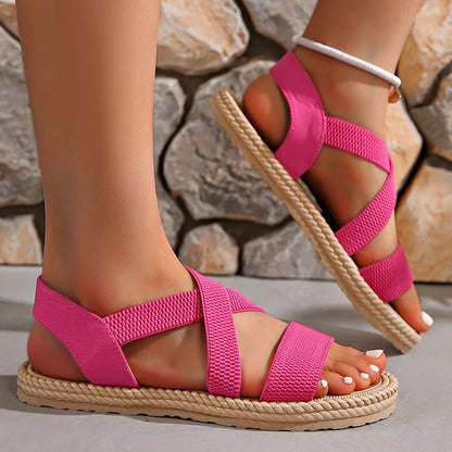 Women's Woven Flat Sandals — product view
