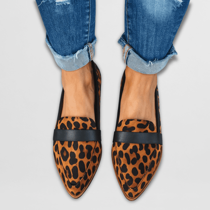 Women's Orthopedic Suede Loafers — side view
