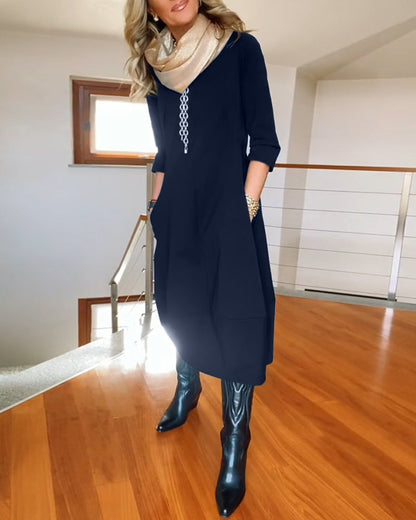 Women's Slimming Day-to-Night Maxi Dress — side view