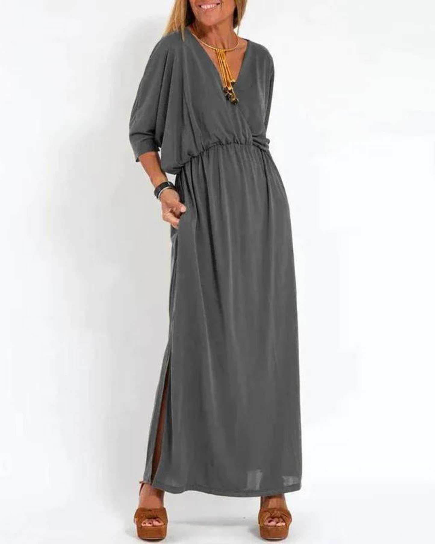 Women's Flowy Maxi Summer Dress — product view