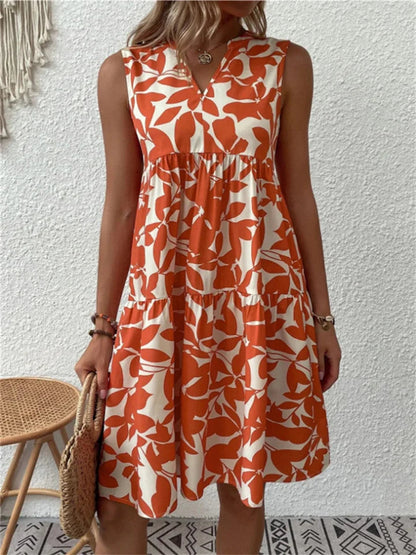 Women's Flowy Summer Midi Dress — detail view