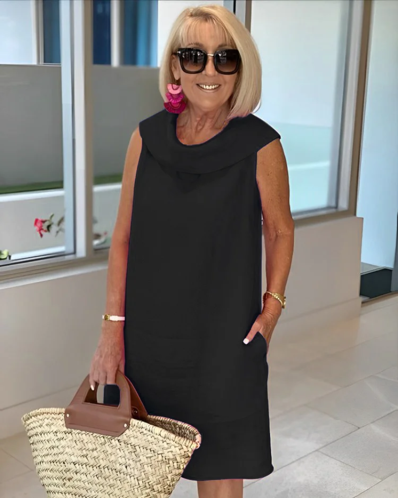 Women's Lightweight Summer Midi Dress — detail view