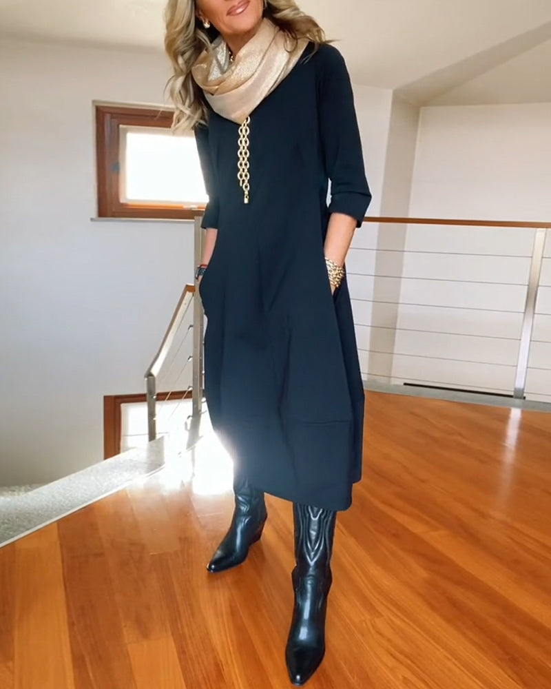 Women's Slimming Day-to-Night Maxi Dress — product view