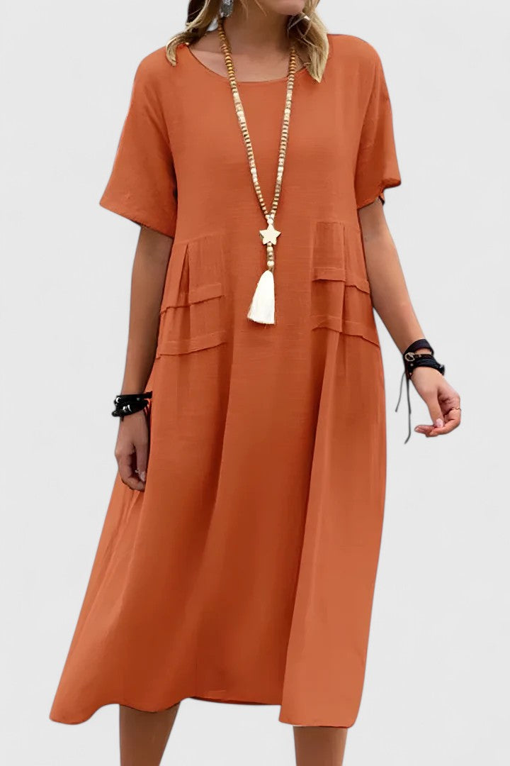 Women's Elegant Versatile Occasion Midi Dress — product view