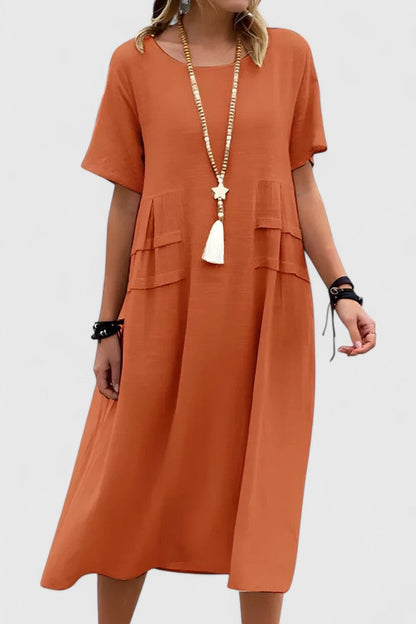Women's Elegant Versatile Occasion Midi Dress — product view