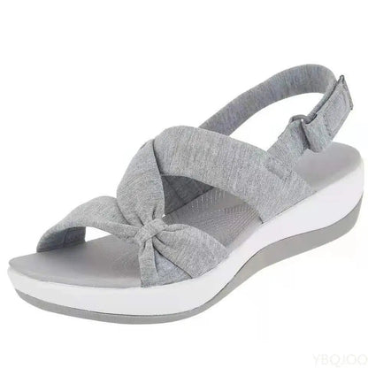 Orthopedic Knotted Wedge Sandals for Women