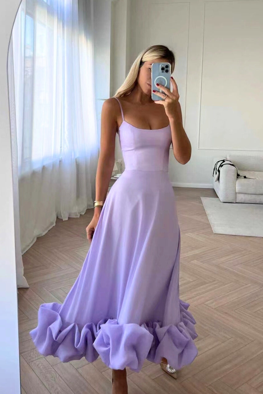Women's Flowing Wedding Guest Maxi Dress — product view