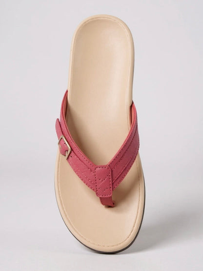 Women's Cushioned Slip-On Sandals — product view