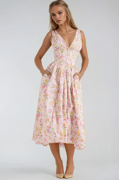 Women's Flowy Vacation Summer Dress — product view