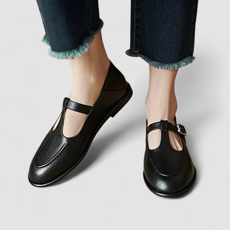 Women's Orthopedic Low Heel Shoes — front view