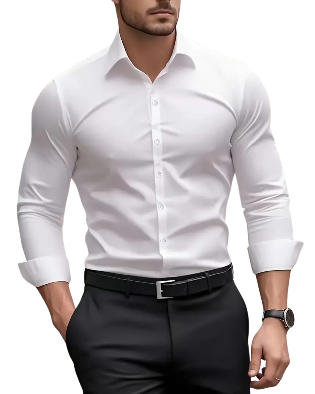 Men's Breathable Long Sleeve Shirt — product view