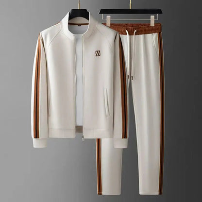 Men's Stripe Jogger Tracksuit Set — side view