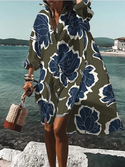 Women's Shirt Midi Dress — detail view