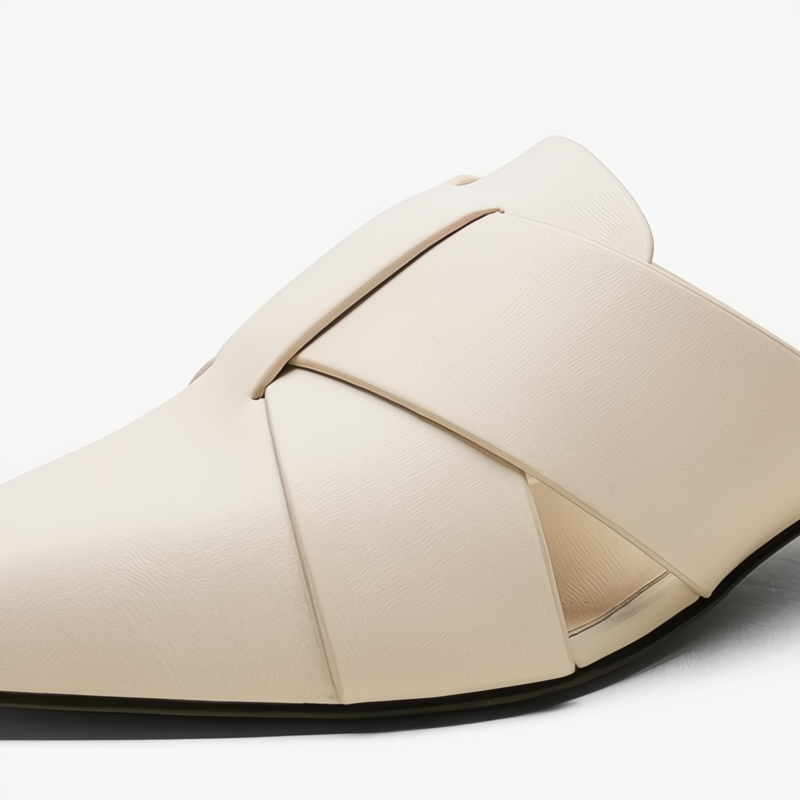 Women's Low Heel Flat Sandals — front view