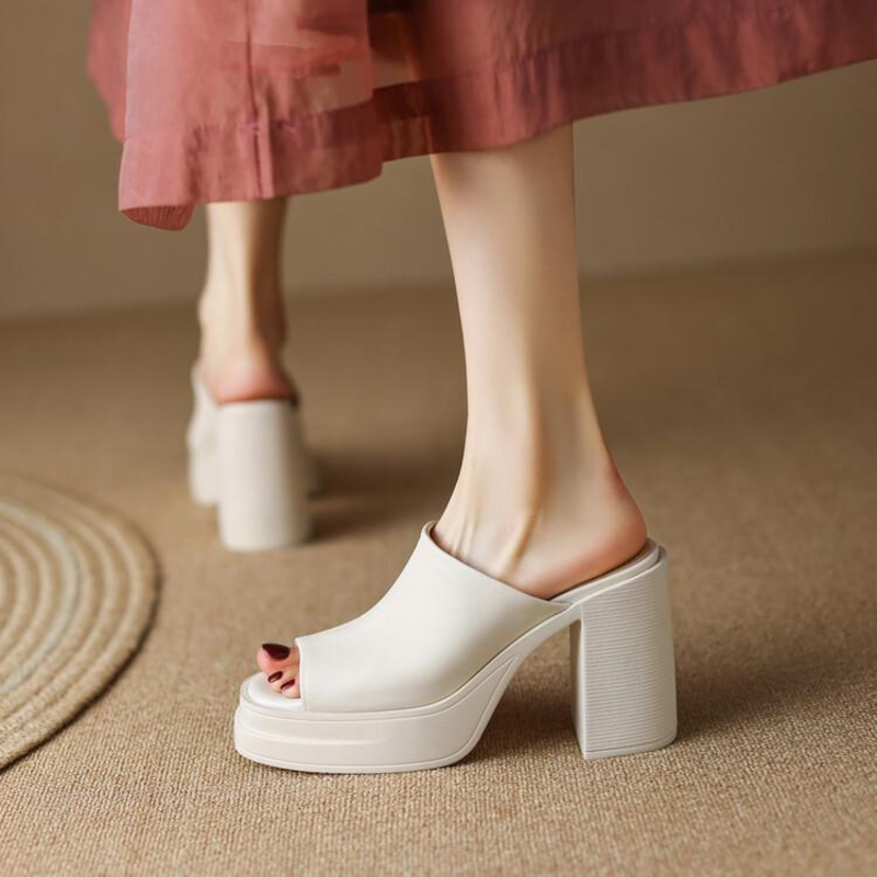 Women's Platform Flat Sandals — detail view