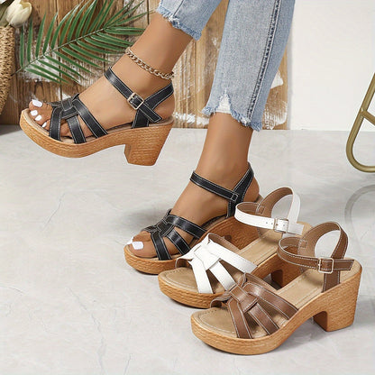 Women's Strappy Wedge Sandals — detail view