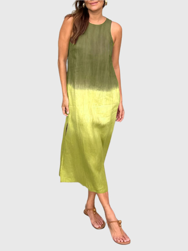 Women's Printed Casual Summer Midi Dress — product view