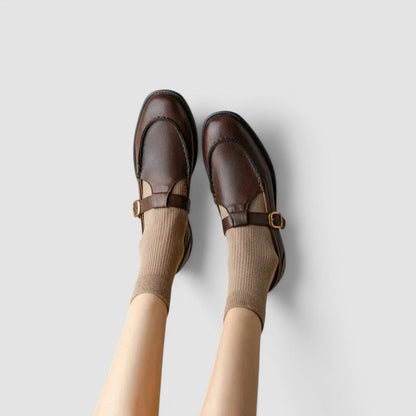 Women's Orthopedic Square Toe Mary Jane Shoes — product view