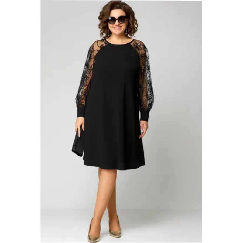 Women's Lace Elegant Evening Maxi Dress — product view