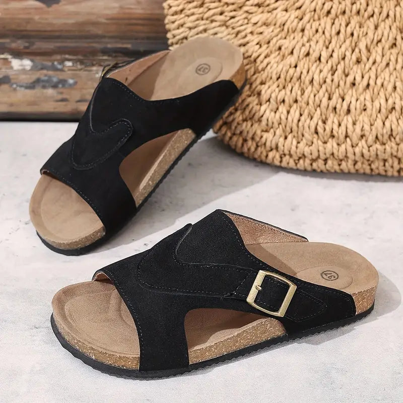 Women's Flat Sandals — close-up