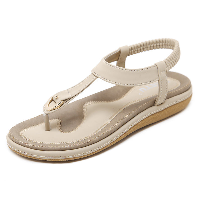 Women's Non-Slip Arch Support Flat Sandals — close-up