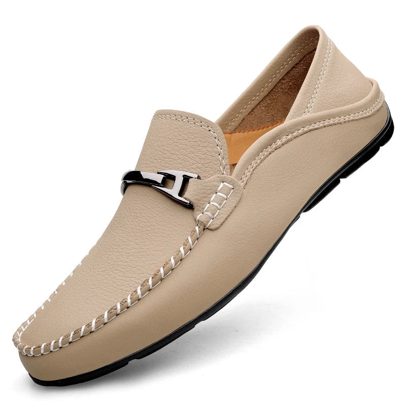 Slip-On Leather Loafers for Men