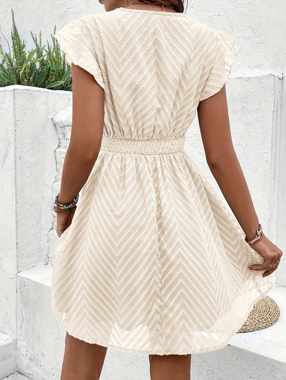 Women's Sweetheart Neckline Summer Midi Dress — side view