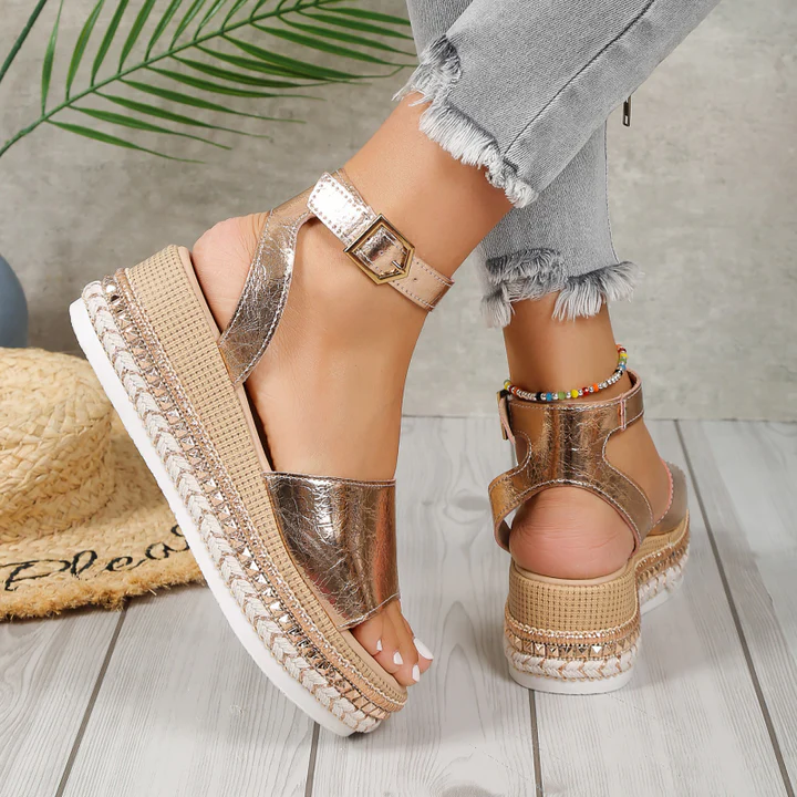 Women's Orthopedic Adjustable Sandals — detail view