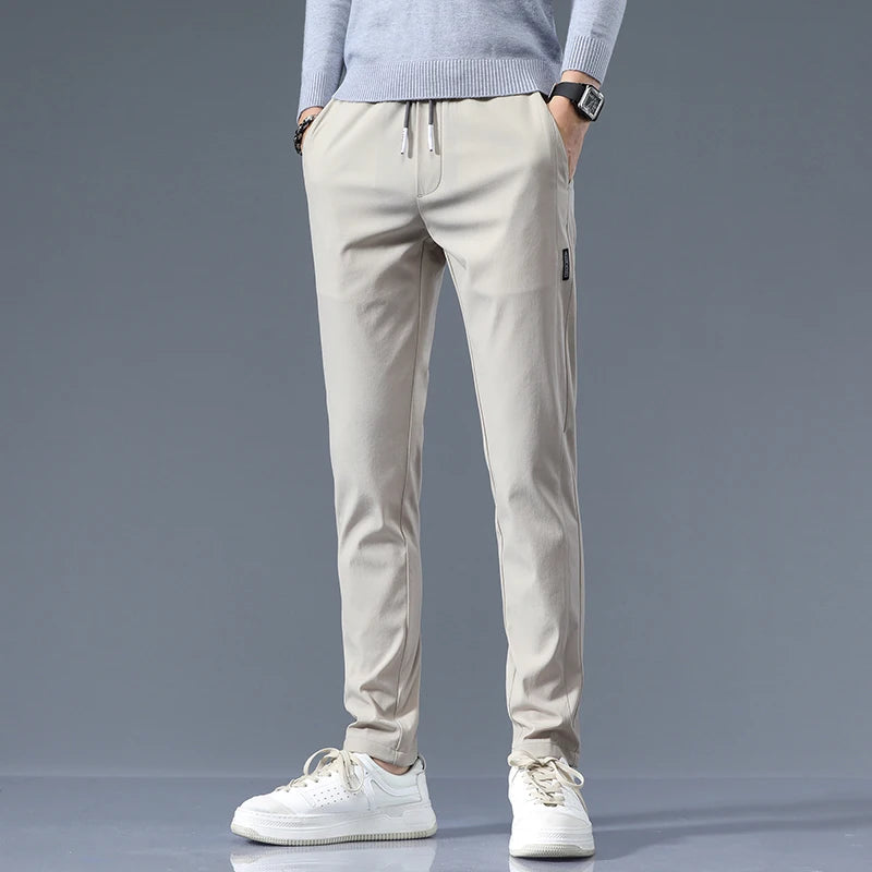 Men's Slim Fit Cotton Pants — product view