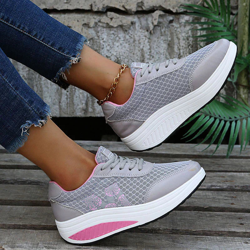 Women's Orthopedic Walking Sneakers — side view