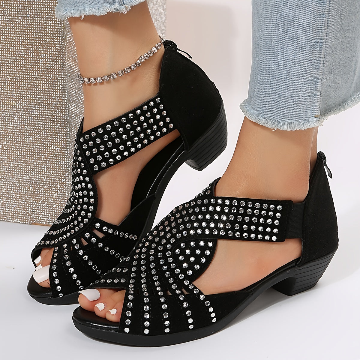 Women's Adjustable Flat Sandals — front view