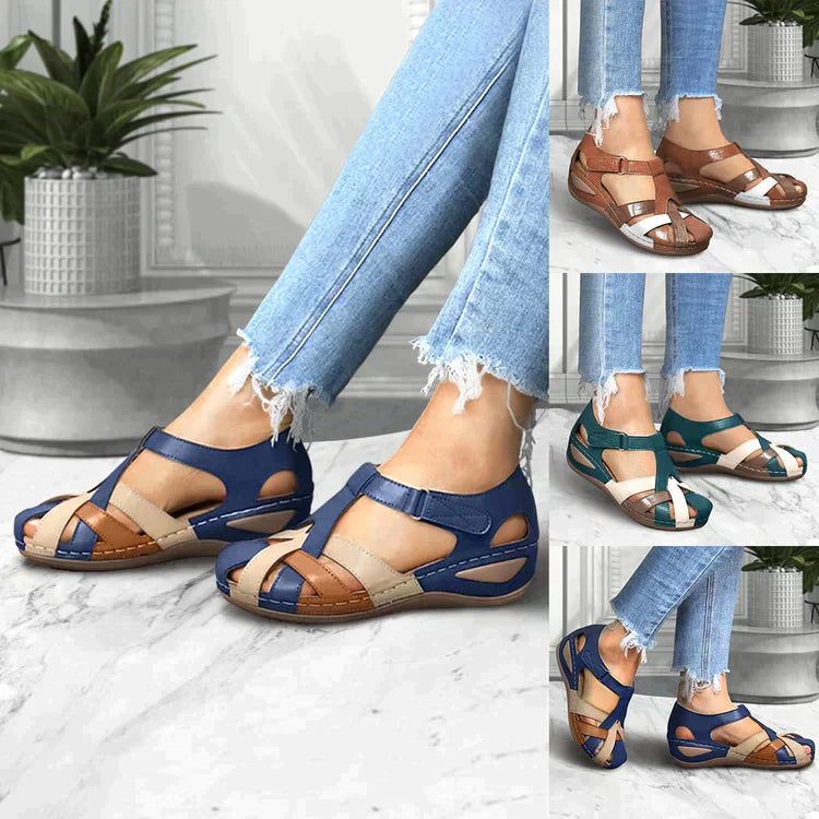 Orthopedic Closed-Toe Fisherman Sandals for Women