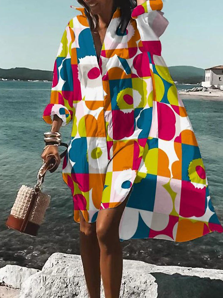 Women's Shirt Midi Dress — detail view