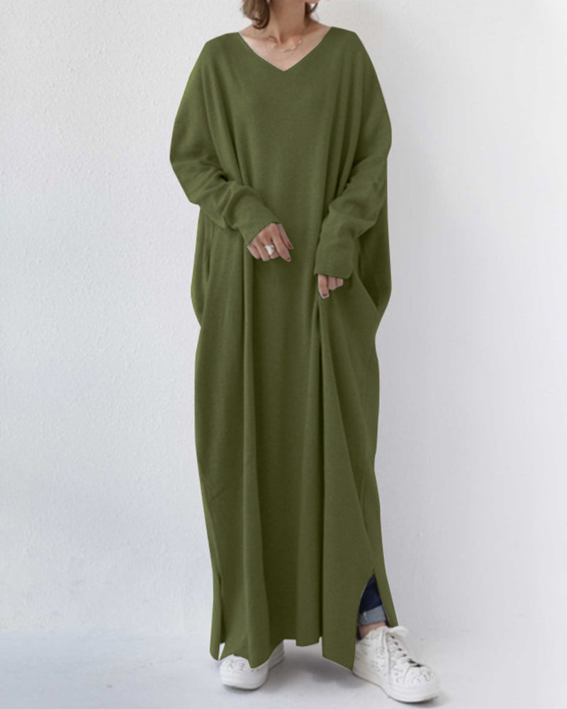 Women's Winter Elegant Occasion Maxi Dress — detail view